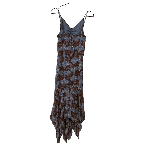 Karina Grimaldi Maxi Floral Dress Ruched Jessy Print Viscose XS - Picture 2 of 11